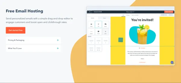 سرویس ایمیل امن HubSpot
