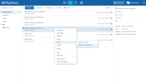 سرویس دهنده ایمیل Mailfence