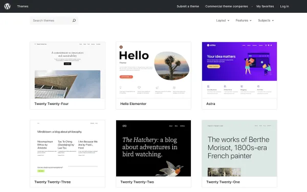 تست قالب وردپرس و پذیرش آن ها در WordPress Theme Directory
