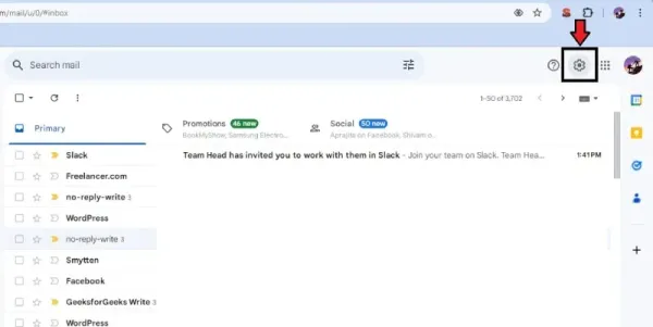 ساخت ایمیل موقت جیمیل - تنظیمات See all settings
