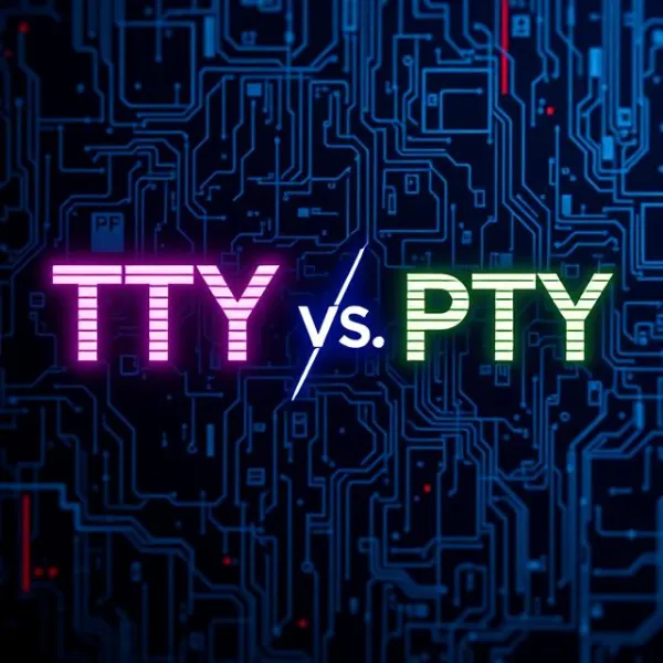 تفاوت PTY و TTY در لینوکس