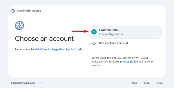 ادغام وردپرس با google drive: اتصال به افزونه با اکانت گوگل 