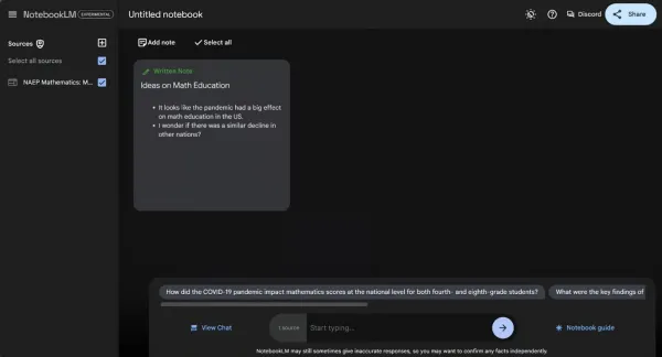 متمایز بودن یادداشت های فرد با یادداشت AI