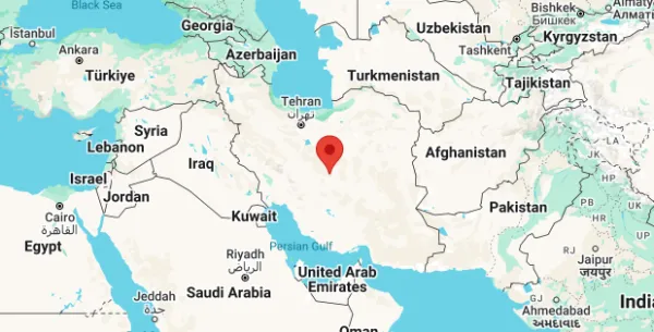 انتخاب موقعیت مکانی سرور