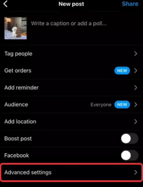 افزودن Alt Text در اینستاگرام