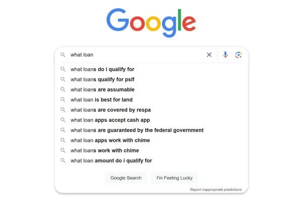 گوگل ابزار یافتن کلمات پرسشی