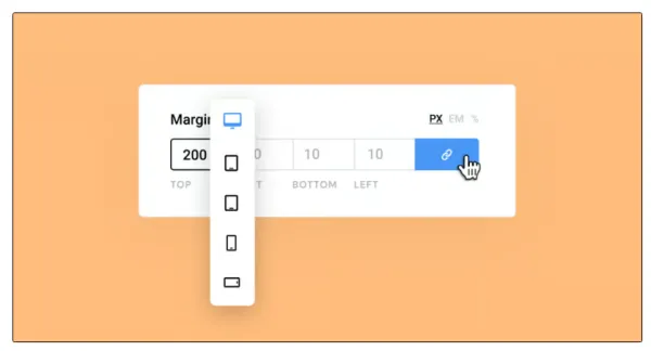قابلیت Breakpoints در صفحه ساز المنتور