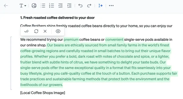 تولید پاراگراف و بازنویسی هوشمند با ابزار Type