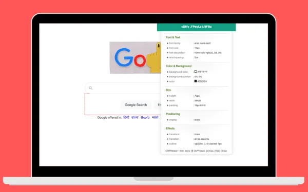 افزونه کاربردی مشاهده استایل CSSViewer